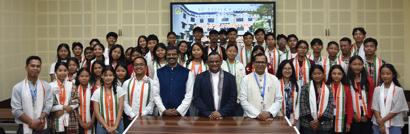 Students from Loyola College, Meghalaya